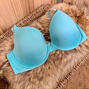 PINK by Victoria’s Secret Bra 36C Campus Lightly Lined Padded Turquoise Teal